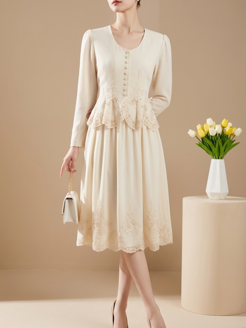 Nancy Johnson Linen 2-Piece Skirt Outfit Size 6